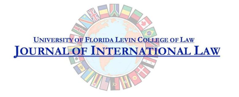 Florida Journal of International Law