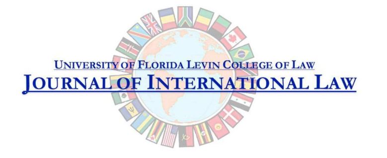 Florida Journal of International Law | University of Florida Levin